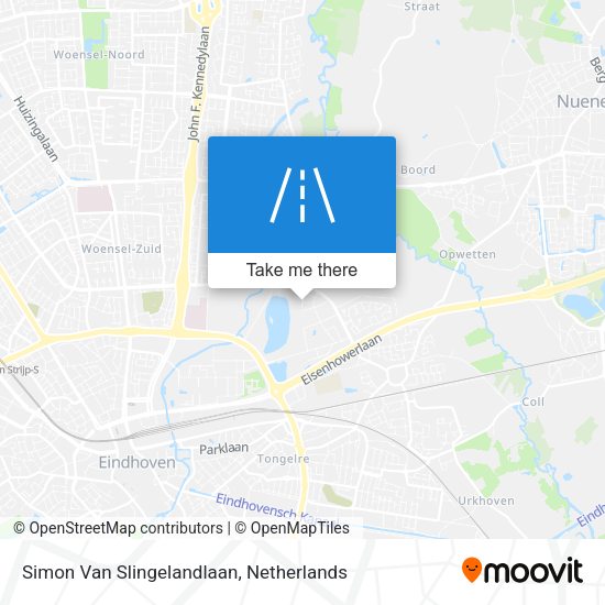 Simon Van Slingelandlaan map