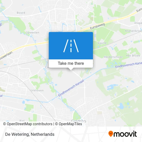 De Wetering map