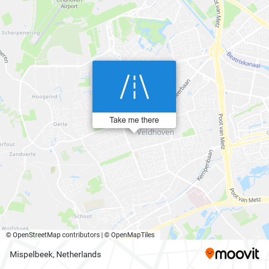 Mispelbeek map