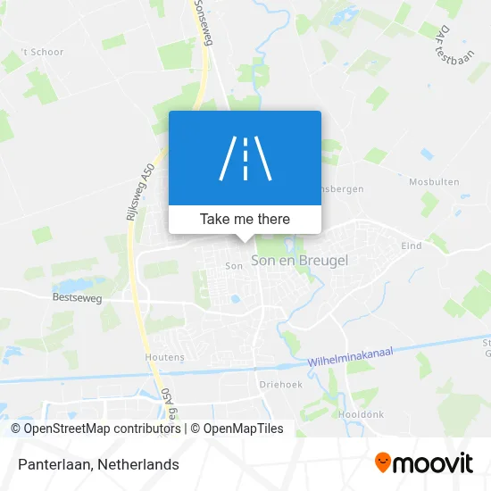 Panterlaan map