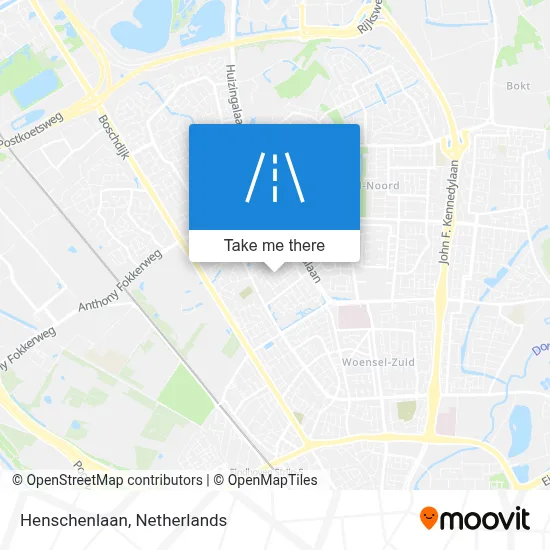 Henschenlaan map