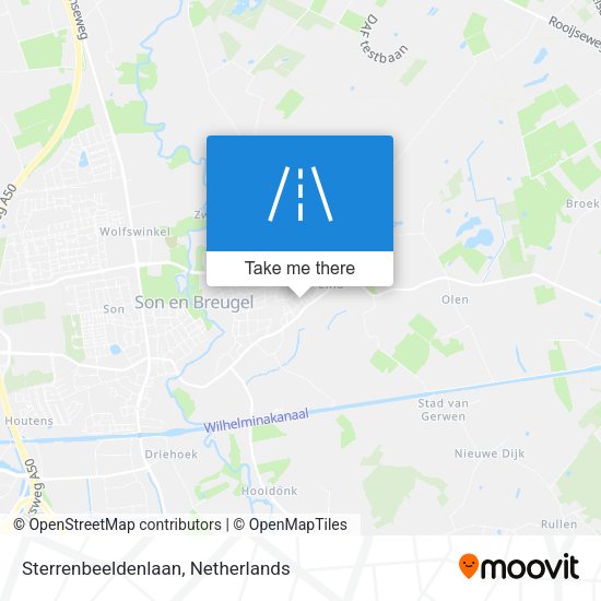 Sterrenbeeldenlaan map