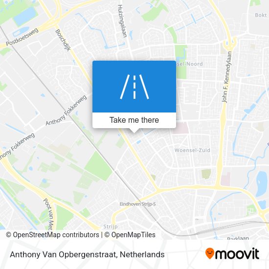 Anthony Van Opbergenstraat map