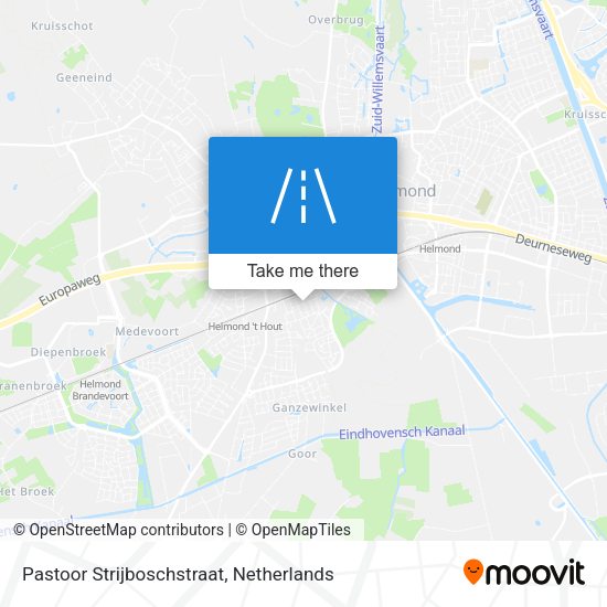 Pastoor Strijboschstraat map