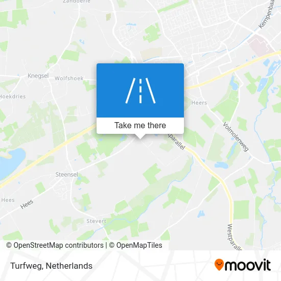 Turfweg map