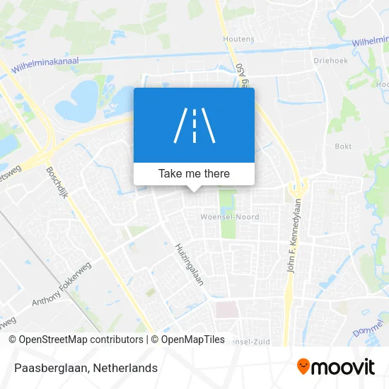 Paasberglaan map