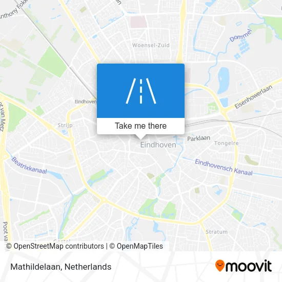 Mathildelaan map