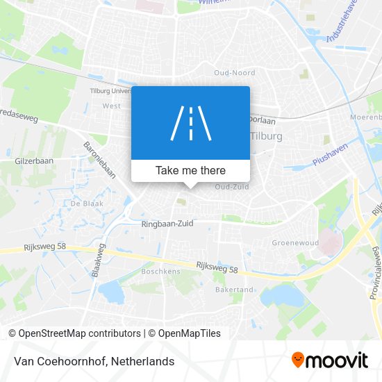 Van Coehoornhof map