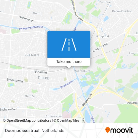 Doornbossestraat map