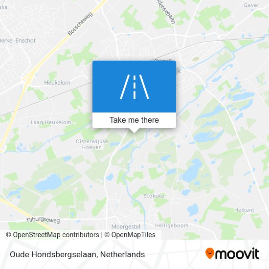 Oude Hondsbergselaan map