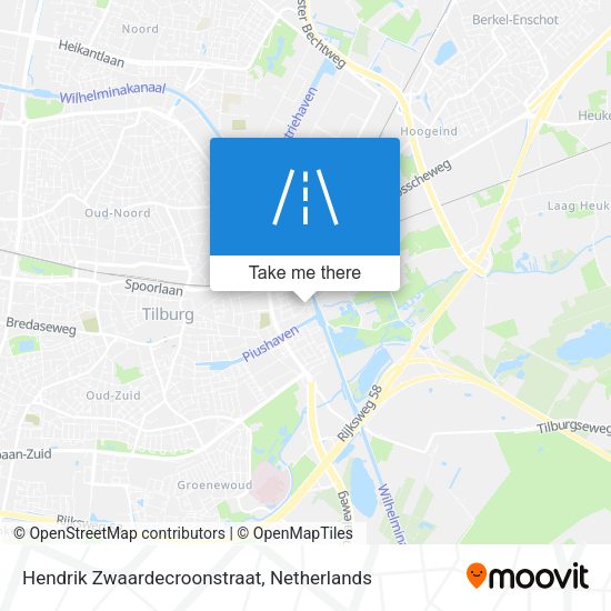 Hendrik Zwaardecroonstraat map