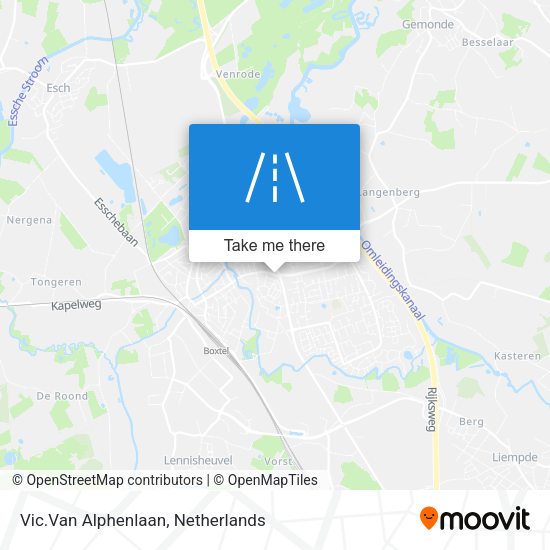 Vic.Van Alphenlaan map
