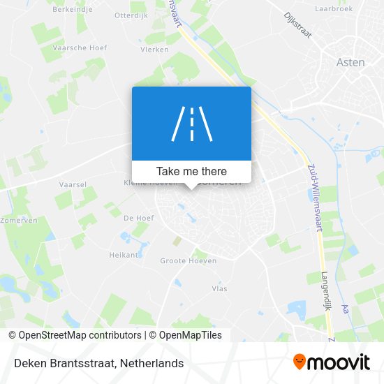 Deken Brantsstraat map