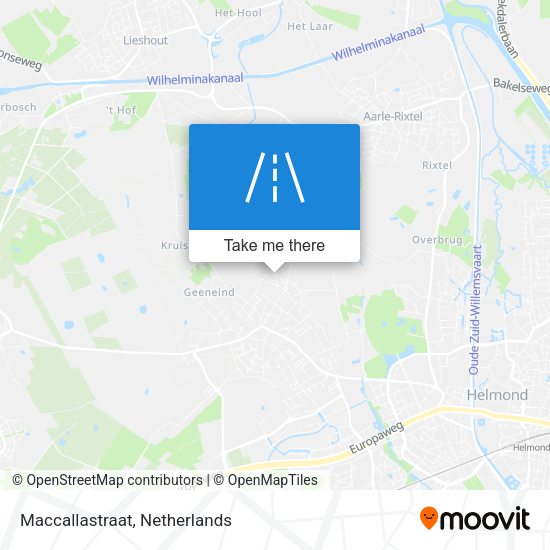 Maccallastraat map