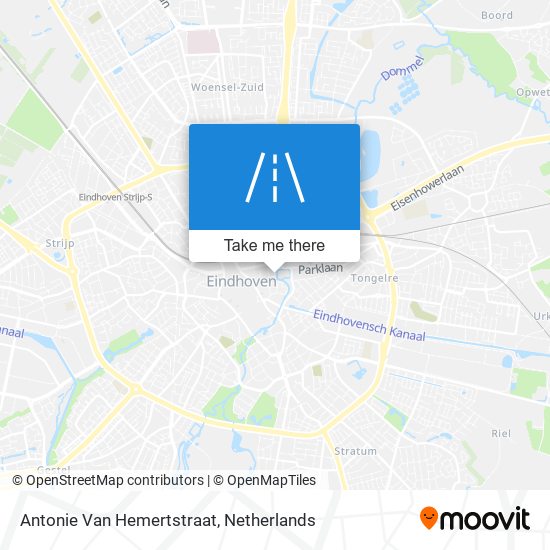 Antonie Van Hemertstraat Karte