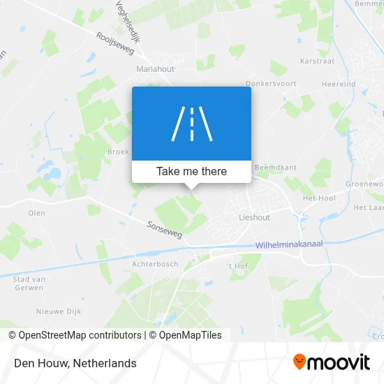 Den Houw map