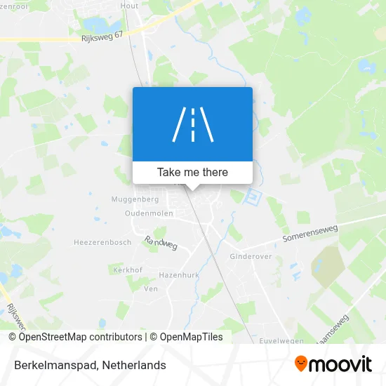 Berkelmanspad map