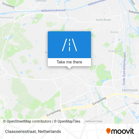 Claassensstraat map