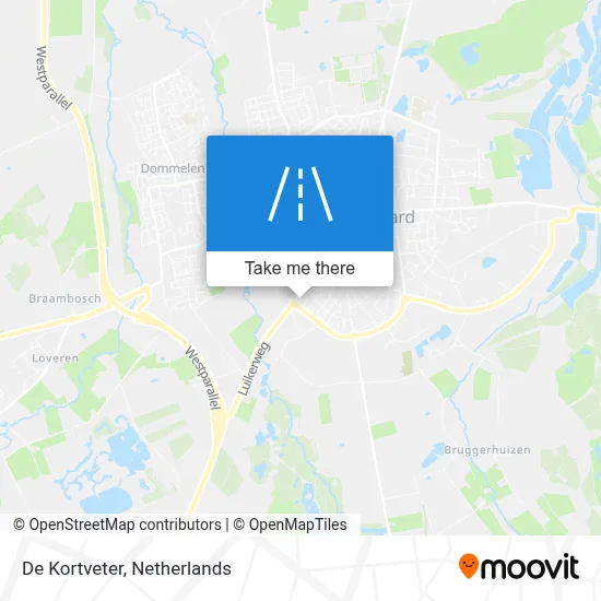 De Kortveter map