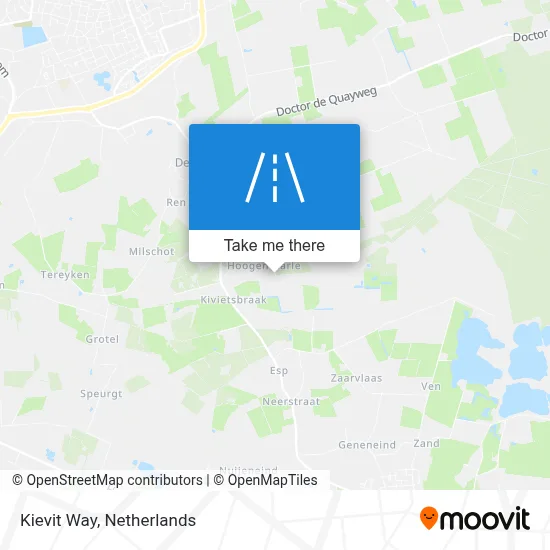 Kievitweg map
