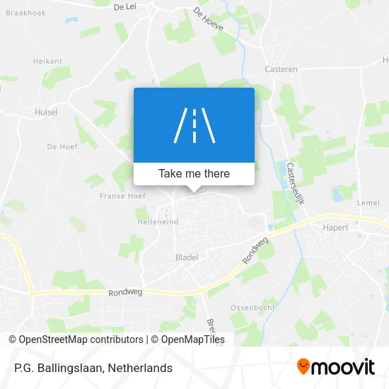 P.G. Ballingslaan map
