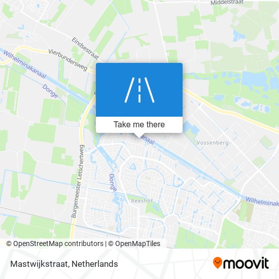 Mastwijkstraat map