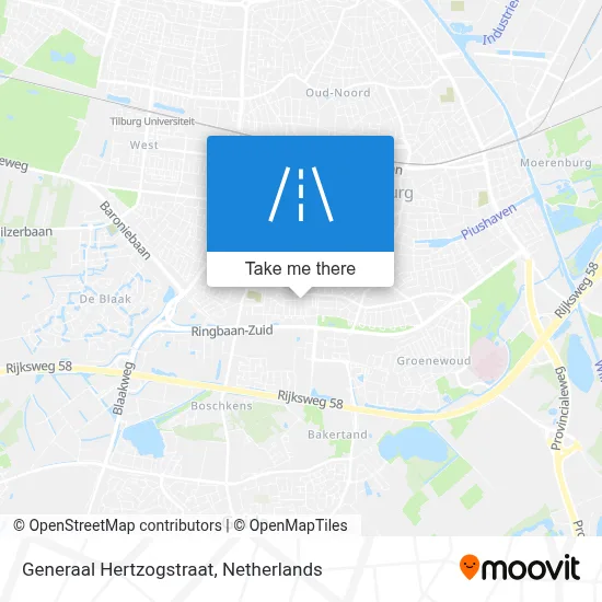 Generaal Hertzogstraat map
