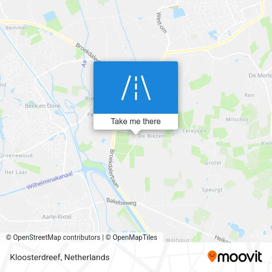Kloosterdreef map