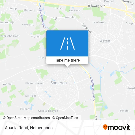 Acaciaweg map