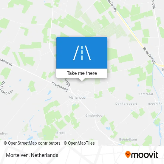 Mortelven map