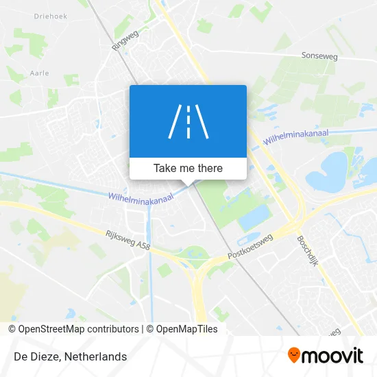 De Dieze map