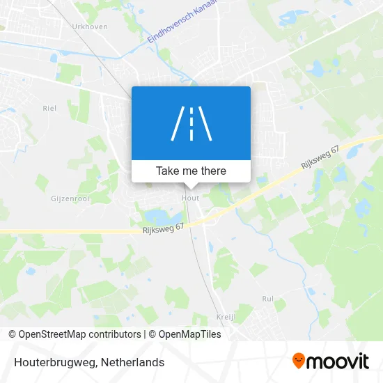 Houterbrugweg map