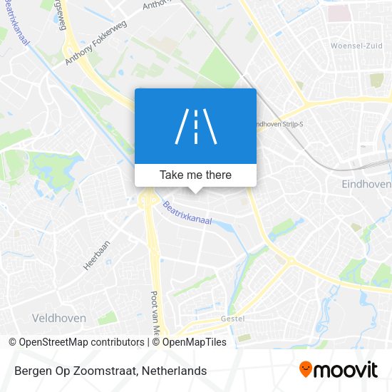 Bergen Op Zoomstraat map
