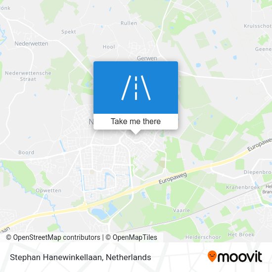 Stephan Hanewinkellaan map
