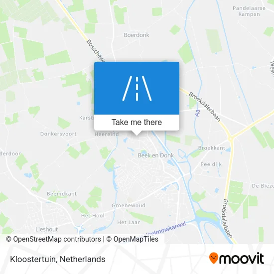 Kloostertuin map