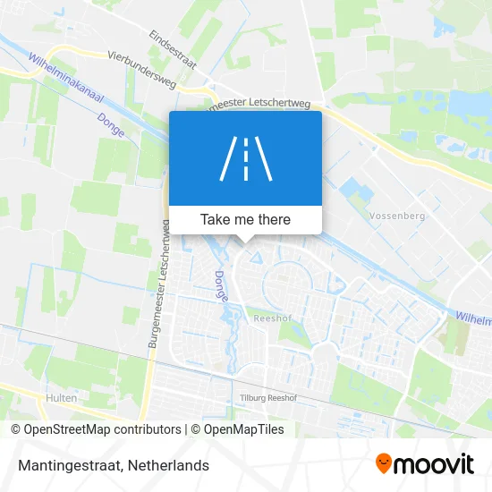 Mantingestraat map