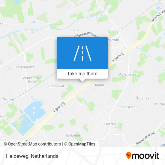Heideweg map