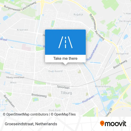 Groeseindstraat map