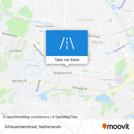 Afrikaanderstraat map