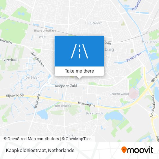 Kaapkoloniestraat map