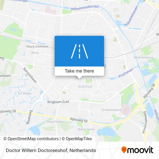 Doctor Willem Doctoreeshof map