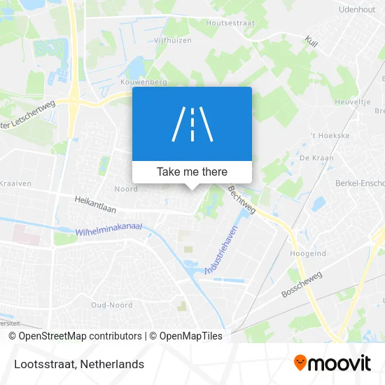 Lootsstraat map