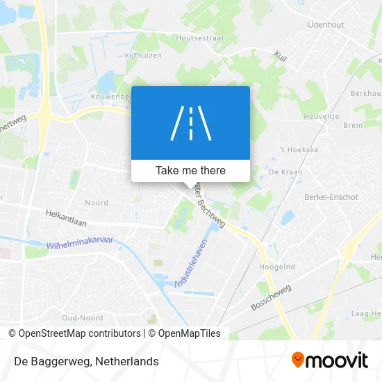 De Baggerweg map