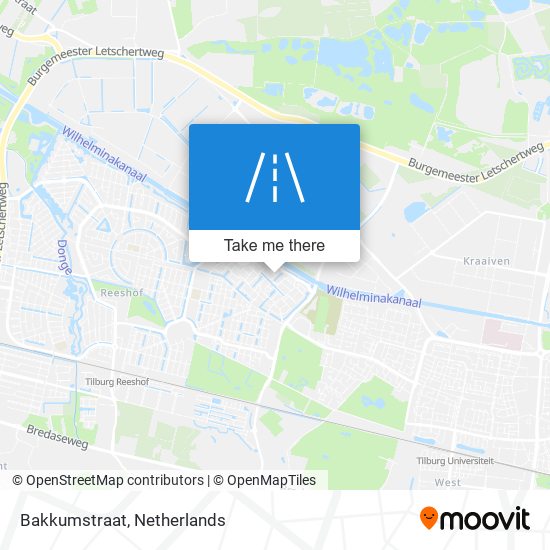 Bakkumstraat map