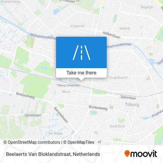 Beelaerts Van Bloklandstraat map