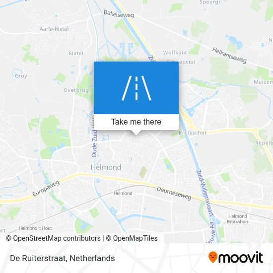 De Ruiterstraat map