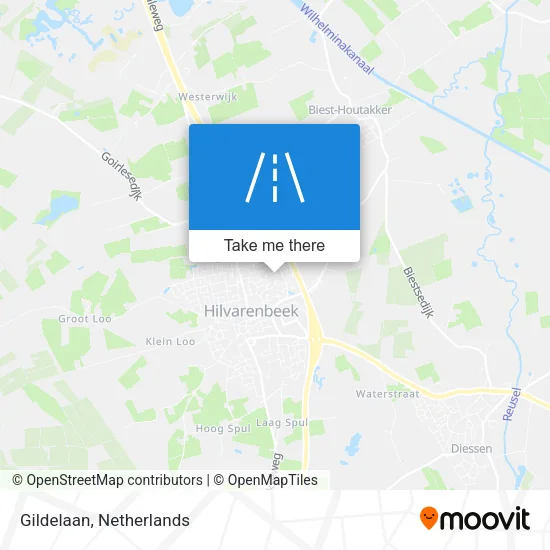 Gildelaan map