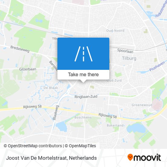 Joost Van De Mortelstraat Karte