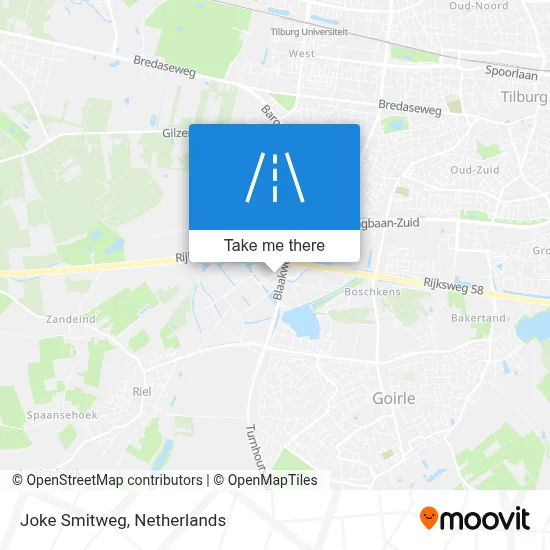 Joke Smitweg map