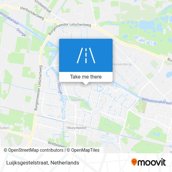 Luijksgestelstraat map